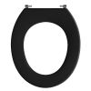 Pressalit Objecta 53111-BA1999 toiletzitting zonder deksel zwart polygiene
