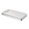 Geesa Frame 918802-02 planchet 21 cm chroom/ wit