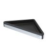 Geesa Frame 918803-02-06 hoekplanchet chroom/ zwart