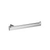 Inda Claire A71180NE dubbele handdoekhouder mat zwart