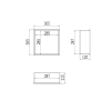 Inda MY Secret A80100VV inbouwnis 305x305mm mat verde salia