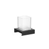 Inda Indissima A8810NNE21 glazen module 100mm mat zwart/ gesatineerd glas