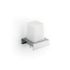 Inda Indissima A8867MNE21 zeepdispenser met hendel module 100mm mat zwart/ gesatineerd glas