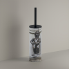 Inda MY Art Manneken AV014BNE17Y toiletborstelgarnituur mat zwart