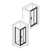 Huppe Alpha 2 - Classics 2 - X1 Flex, 042627 set afdekkapjes, 4 stuks