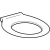Geberit 300 Comfort 501389011 toiletzitting zonder deksel wit