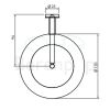 Clou Slim CL090304241 toiletborstel garnituur wand rvs geborsteld (OUTLET)