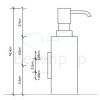 Decor Walther 0847550 DW 375 N zeepdispenser wand wit mat