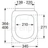 Villeroy und Boch Subway 1.0 Kompakter Toilettensitz 9M66Q1R3 mit Deckel pergamon *nicht länger verfügbar*