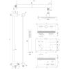 Brauer Edition 5-CE-172 thermostatische inbouw regendouche met drukknoppen SET 61 chroom