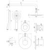 Brauer Edition 5-GG-076 thermostatische inbouw regendouche SET 09 goud geborsteld PVD