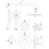 Brauer Edition 5-GG-076 thermostatische inbouw regendouche SET 09 goud geborsteld PVD