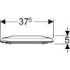 Geberit 300 Comfort 501386001 toiletzitting met deksel wit