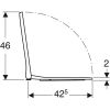 Geberit Smyle Square 500237011 toiletzitting met deksel wit