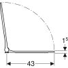 Geberit Smyle Square 500240011 toiletzitting met deksel wit