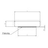 Exa-Lent Universal DS63100 sill profile 100cm, 1,5mm high, with adhesive tape, transparent