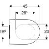 Geberit 300 Basic S8H51207000G slimseat toiletzitting met deksel wit