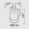 Geesa AIM 91841602 zeepdispenser chroom