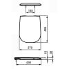 Ideal Standard Softmood T661401 toilet seat with lid white *no longer available*