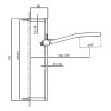 Pure Aragon AR5125 glijstangset chroom