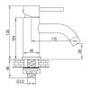 Brauer Edition 5-GM-006 opbouw fonteinkraan gunmetal geborsteld PVD