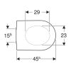 Geberit Icon 500670011 toiletzitting met deksel wit