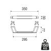 Geesa Shift Brushed Stainless Steel 919906-05 badgreep RVS geborsteld