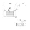 Inda Divo A15490WM zeep korf mat wit