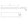 Inda Indissima A8809MWM plankmodule 200mm mat wit