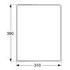 Pressalit 1090000 wand-afvalemmer, soft open, magnetische sluiting wit