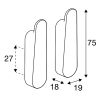 Pressalit Style PR10100 handdoekhaak geborsteld staal (2 stuks)