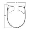 Sphinx Corfu H510 880101 OLK-02 toiletzitting met deksel sunrise (OUTLET)
