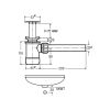 Viega 470081 bekersifon voor wastafel met plug chroom