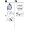 Geberit 300 Comfort Square S8H51103000G toiletzitting met deksel wit