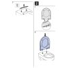 Geberit Smyle Square 500239011 toiletzitting met deksel wit