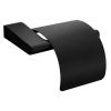 Pressalit Style PR40220 toiletrolhouder met klep mat zwart
