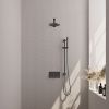 Brauer Edition 5-GM-172 thermostatische inbouw regendouche met drukknoppen SET 61 gunmetal geborsteld PVD