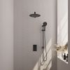 Brauer Edition 5-S-071 thermostatische inbouw regendouche 3-weg omstelling SET 44 mat zwart