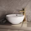 Brauer Edition 5-GG-002-HD4 raised body basin mixer model D gold brushed PVD