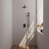 Brauer Edition 5-S-064 thermostatische inbouw regendouche 3-weg omstelling SET 37 mat zwart