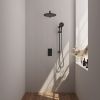Brauer Edition 5-S-071 thermostatische inbouw regendouche 3-weg omstelling SET 44 mat zwart