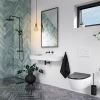 Pressalit Sway D 934231-BL6999 toiletzitting met deksel mat zwart