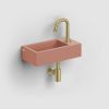 Clou Kaldur CL060500482R standing basin tap (right version) gold brushed PVD