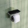 Brauer 5-CE-223 Toilettenpapierhalter mit Ablage Chrom