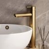 Brauer Edition 5-GG-002-HD4 raised body basin mixer model D gold brushed PVD
