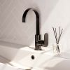 Brauer Edition 5-GM-003-S1 high body basin mixer with swivel flat spout model C gunmetal brushed PVD