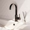 Brauer Edition 5-GM-003-S3 high body basin mixer with swivel flat spout model A gunmetal brushed PVD