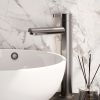 Brauer Edition 5-NG-002-HD1 raised body basin mixer model E stainless steel brushed PVD