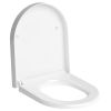 Clou Hammock CL0406040 toiletzitting met deksel wit