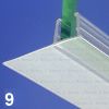 Exa-Lent Universal DS0920010 - G10014200 helder doucheprofiel 1 flap horizontaal 200cm - 10mm